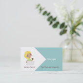 Blogueur Carte de visite (Debout devant)