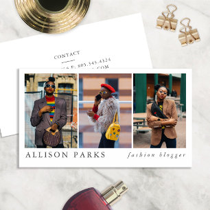 Blogueur de mode / Styliste / Autre Carte de visit