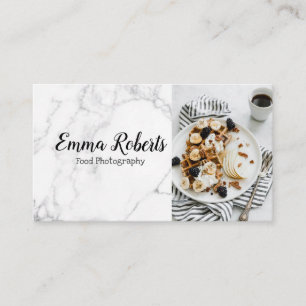 Blogueur de photographie culinaire Carte de visite