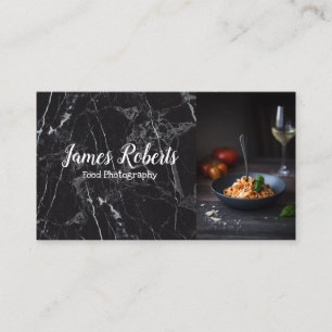 Blogueur de photographie culinaire Carte de visite