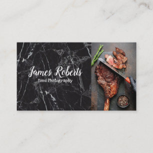 Blogueur de photographie culinaire Carte de visite