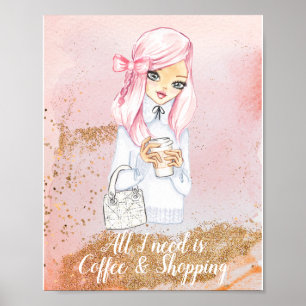 blogueur d'hiver cosy girl planner affiche