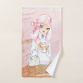 blogueuse d'hiver confortable fille serviette (Serviette à main)