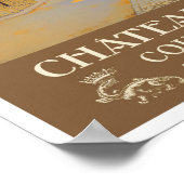 Blois castle France vintage Poster (Hoek)