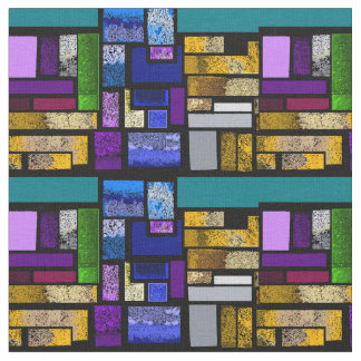 Blok abstract boven zwart stof