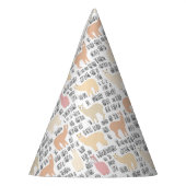 Blok Alpacas Pattern Feesthoedjes (Links)