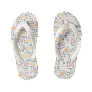 Blok Alpacas Pattern Kinder Teenslippers