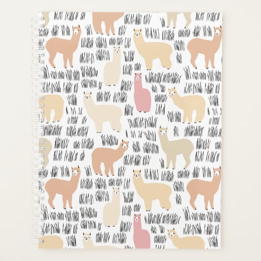 Blok Alpacas Pattern Planner (Voorkant)