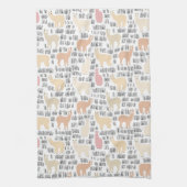 Blok Alpacas Pattern Theedoek (Verticaal)