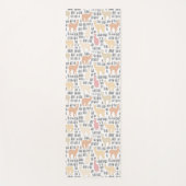 Blok Alpacas Pattern Yogamat (Voorkant)