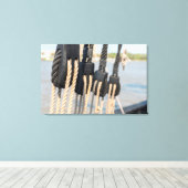 Blok en verpakking van een schip canvas afdruk (Insitu (Houten vloer))