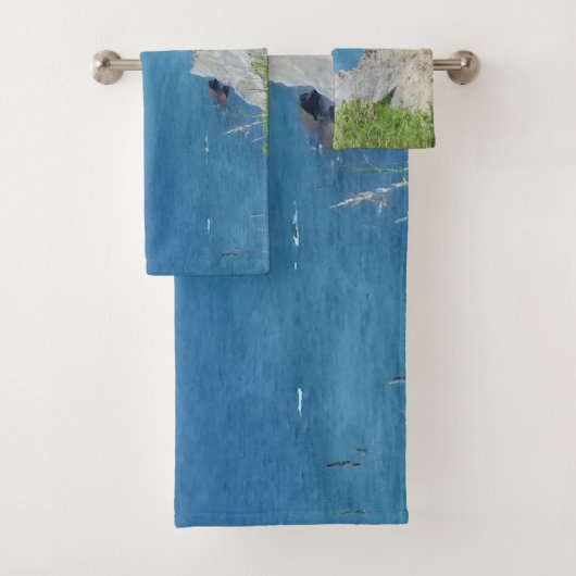 Blok Island Bluffs - Block Island, Rhode Island Bad Handdoek (Insitu)