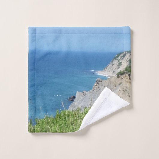 Blok Island Bluffs - Block Island, Rhode Island Bad Handdoek (Wasdoekje)
