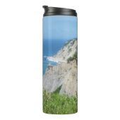 Blok Island Bluffs - Block Island, Rhode Island Thermosbeker (Geroteerd rechts)