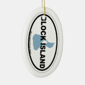 Blok Island Keramisch Ornament (Rechts)