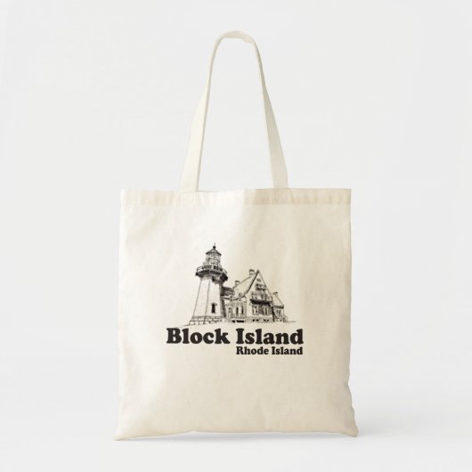 Blok Island Tote Bag (Voorkant)