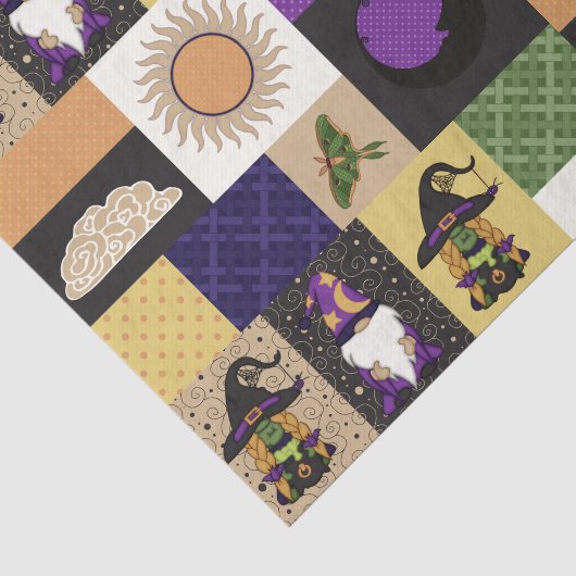 Blok Patchwork (Zonne Corona) Tissuepapier (Detail)