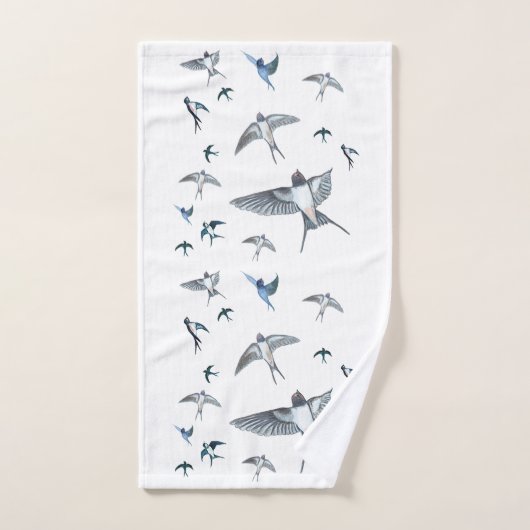 Blok van de gevechtsvogels ter illustratie handdoek (Handdoek)