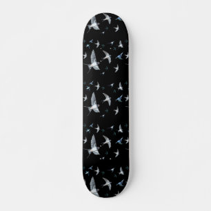 Blok van de gevechtsvogels ter illustratie skateboard
