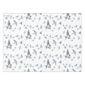 Blok van de gevechtsvogels ter illustratie tafelkleed (Voorkant (Horizontaal))
