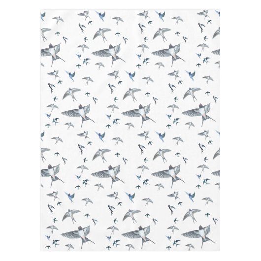 Blok van de gevechtsvogels ter illustratie tafelkleed (Voorkant)
