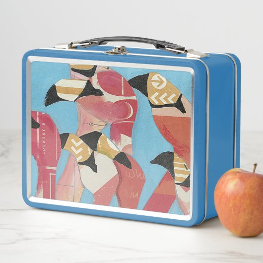 Blok van Flamingos (In situ)