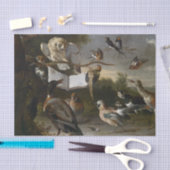 Blok van het schilderen van muziekvogels tissuepapier (Craft)