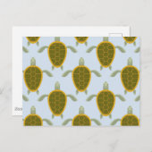 Blok van het Zee Briefkaart (Voorkant / Achterkant)