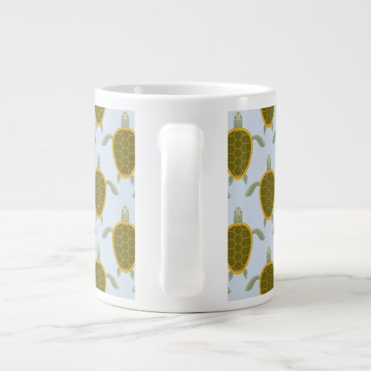 Blok van het Zee Extra Grote Mok (Achterkant)