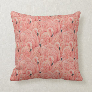 Blok van roze flamingos kussen