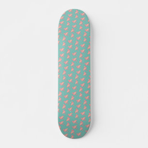 Blok van roze lamingos skateboard
