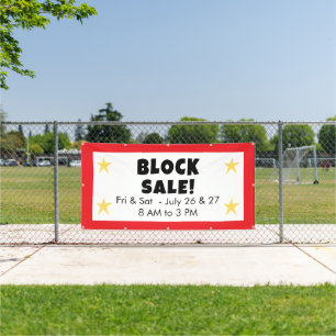 Blok Verkoop Banner