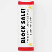 Blok Verkoop Banner (Verticaal)