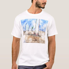 Blokart Racers op het strand T-shirt