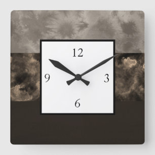 Blokbanden voor chocolade en tapes vierkante klok