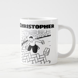 Blokbestrating of Blokbestratingslaag met naam Extra Grote Beker