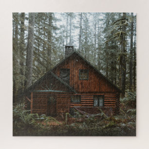 BLOKHUT IN BOSSEN LEGPUZZEL