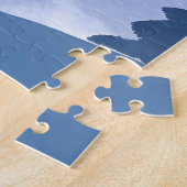 Blokhut in de bergen legpuzzel (Zijkant)