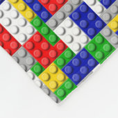 Blokjesjongen's favoriete Speelgoed Fleece Deken (Hoek)