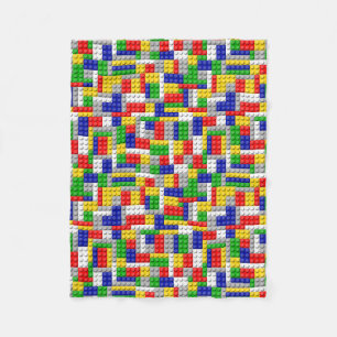 Blokjesjongen's favoriete Speelgoed Fleece Deken