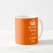Blokkeer spam en voer Mok in (Voorkant rechts)