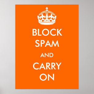 Blokkeer spam en voer Poster in