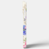 Blokkeerliefhebbers  pastelmonogram roze Case-Mate iPhone case (Achterkant / Links)