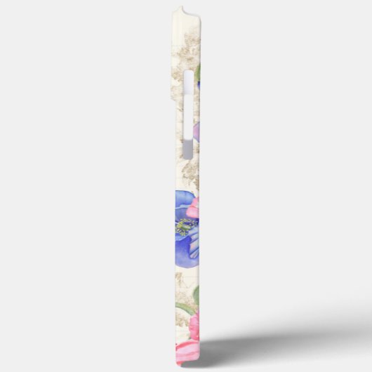 Blokkeerliefhebbers  pastelmonogram roze Case-Mate iPhone case (Achterkant / Links)