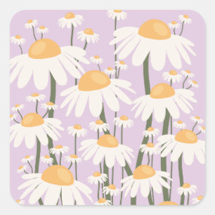 Blokkeermarkt Amsterdam Abstracte terugwinningsdag Vierkante Sticker