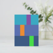 Blokken 1 briefkaart (Staand voorkant)