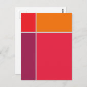 Blokken 2 Geometrisch Briefkaart (Voorkant / Achterkant)