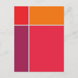 Blokken 2 Geometrisch Briefkaart