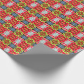 Blokken afdrukken 5 cadeaupapier (Hoek)