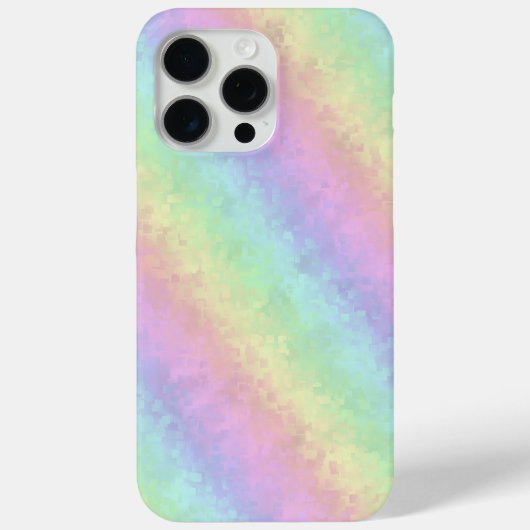 Blokken in pasteelkleuren 3D-regenboogkunst Case-Mate iPhone Case (Achterkant)